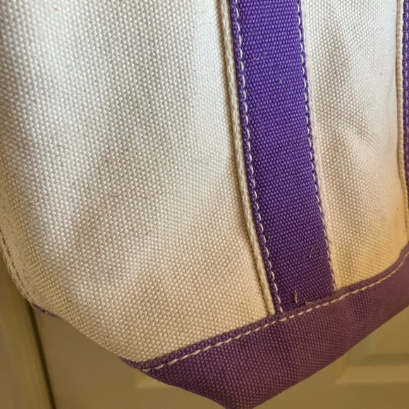 Lands End Purple Tote Bag - small - Picture 3 of 8